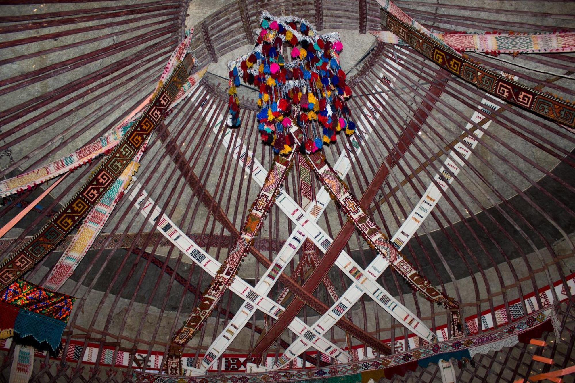 ホテル Authentic Uzbek Yurt Camp Eco-Friendly Nurota エクステリア 写真